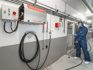 Stacionární vysokotlaké mycí zařízení M-B