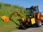 Výsuvný příkopový bezpečnostní mulčovač Humus BMS